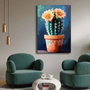 Wallity Pintura Decorativa en Lienzo Multicolor 70 x 100 cm